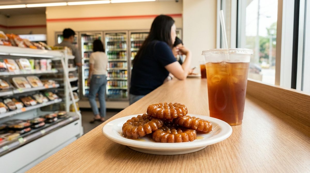 Yakgwa honey cookies - trending traditional convenience store desserts in Korea